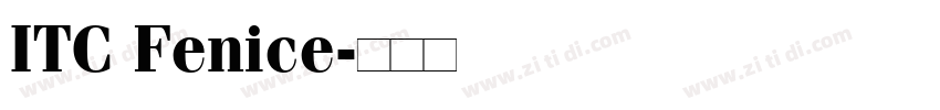 ITC Fenice字体转换